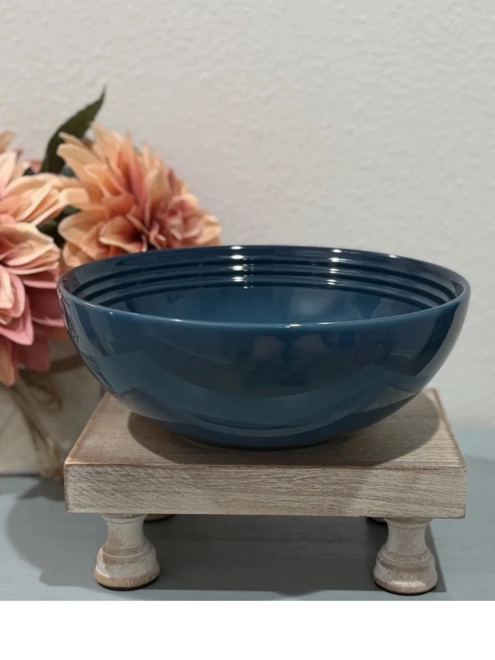 Le Creuset 24cm/2.2L Stoneware Serving Bowl Deep Teal 2.4QT 9.4